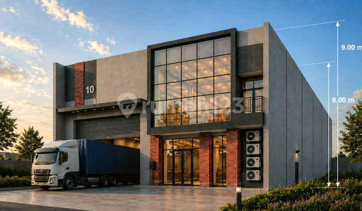 Newly Built Office Warehouse, Strategically Located Near Toll Road, 40 Ft Container Access