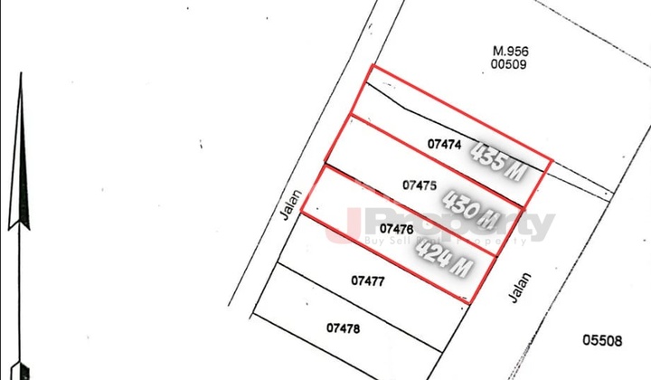 Turun Harga! 3 Unit Tanah di Setraduta Grande Jalan Depan Besar
