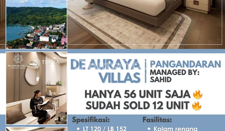 Auraya Villas Pangandaran 9% ROI Fully Furnished