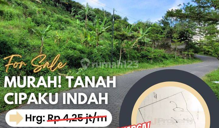 Dibawah NJOP Tanah di Cipaku Indah 2225 m² SHM 1