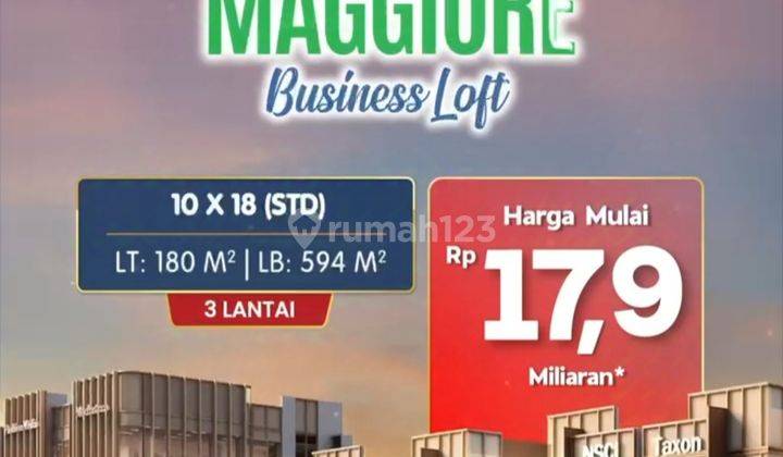 Dijual Ready Perkantoran Maggiore Business Loft , Gading Serpong , Tangerang Banten  2