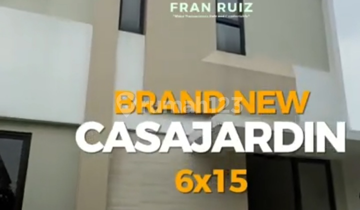 Dijual Rumah Casa Jardin, Dekat Green Mansion, Daan Mogot, Jakarta Barat