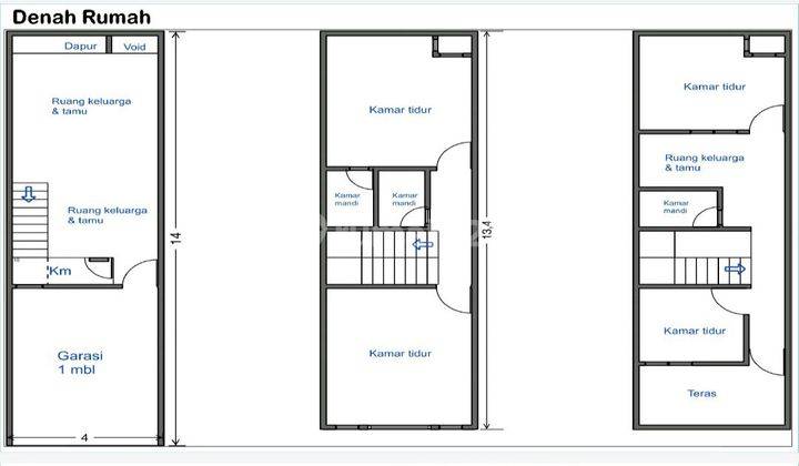 Dijual Rumah Baru 3 Lantai, Tanjung Duren Utara, Jakarta Barat  2