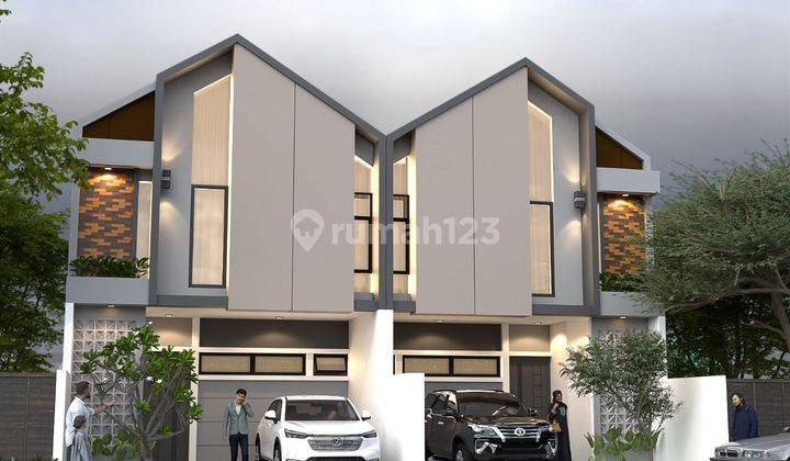 Rumah 2 Lantai Baru Bata Merah 5 Menit Dari Toll 1