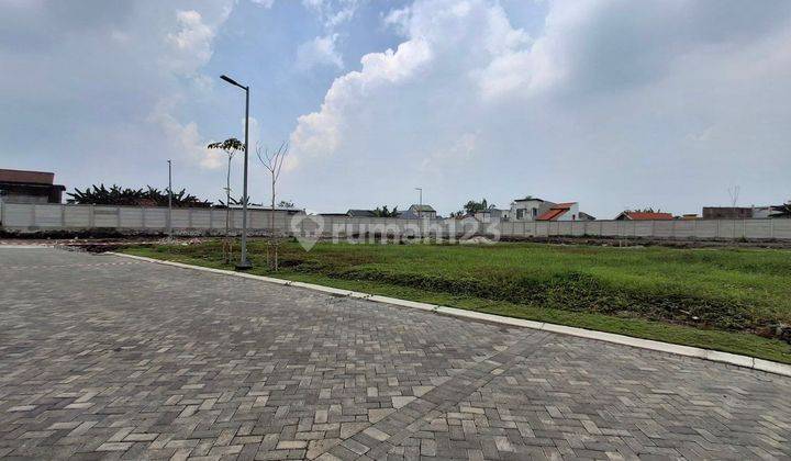 tampak depan tanah dijual crystal golf citraland