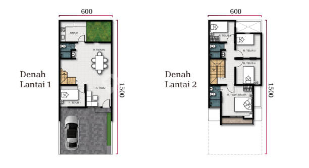 Modern Minimalist 2-Storey House 5Bedrooms East Surabaya 2