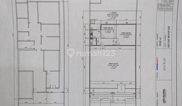 Rumah Strategis Untuk Usaha Mainroad Gatsu Lahan Parkir Luas  8