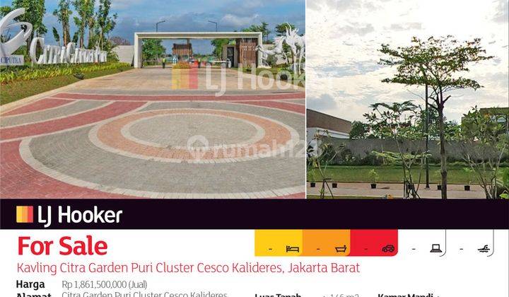 Kavling Citra Garden Puri Cluster Cesco Kalideres, Jakarta Barat  2