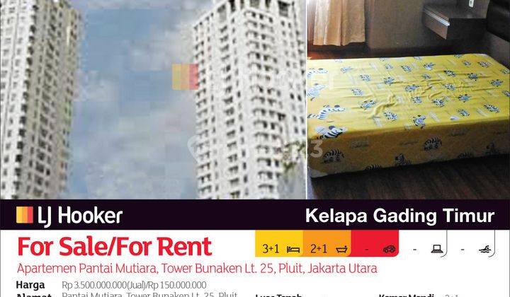 Apartemen Pantai Mutiara Tower Bunaken Lt. 25, Pluit, Jakarta Utara 2