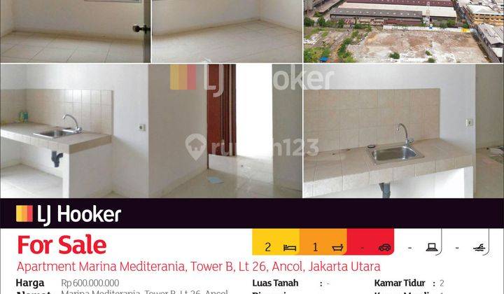 Apartemen Ancol Marina Mediterania, Tower B, Lantai 26, Jakarta Utara 2