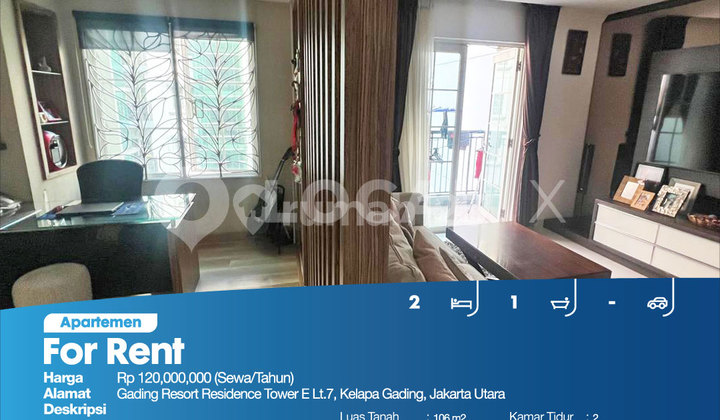 Gading Resort Residence Tower E 7th Floor, Kelapa Gading, North Jakarta 2
