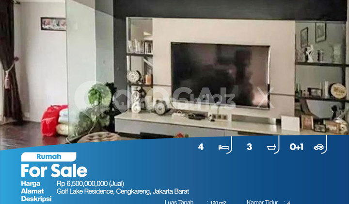 Rumah Golf Lake Residence, Cengkareng, Jakarta Barat 2