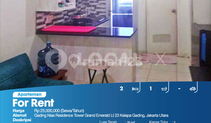 Gading Nias Residence Tower Grand Emerald, 23rd Floor, Kelapa Gading, North Jakarta 2