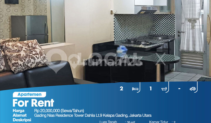 Apartemen Gading Nias Residence Tower Dahlia Lt.9 Kelapa Gading, Jakarta Utara 2