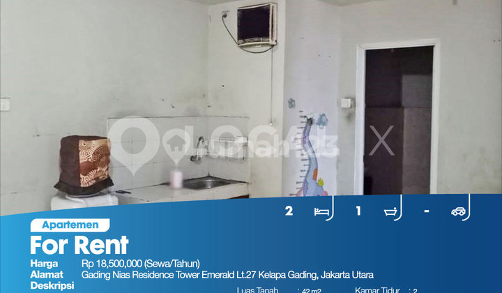 Gading Nias Residence Tower Emerald 27th Floor, Kelapa Gading, North Jakarta 2