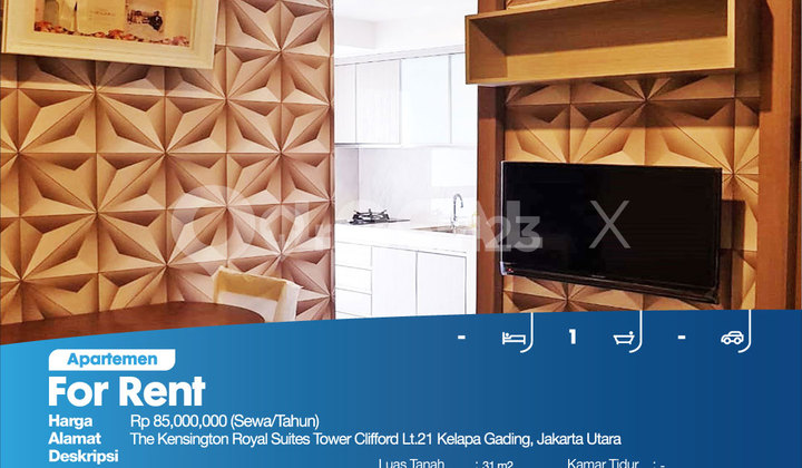 The Kensington Royal Suites Tower Clifford 21st Floor Kelapa Gading, North Jakarta 2