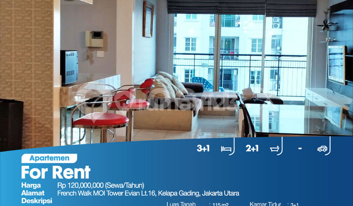 French Walk Moi Tower Evian 16th Floor, Kelapa Gading, North Jakarta 2