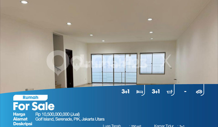 Rumah Golf Island, Serenade, Pik, Jakarta Utara 2