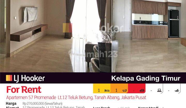 Apartemen 57 Promenade Lt.12 Teluk Betung, Tanah Abang, Jakarta Pusat 2