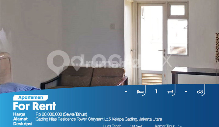 Gading Nias Residence Tower Chrysant 5th Floor, Kelapa Gading, North Jakarta 2