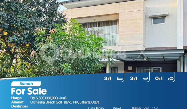 Rumah Orchestra Beach Golf Island, Pik, Jakarta Utara 2