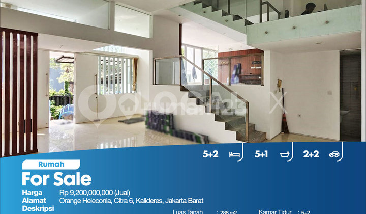 Rumah Orange Heleconia, Citra 6, Kalideres, Jakarta Barat 2