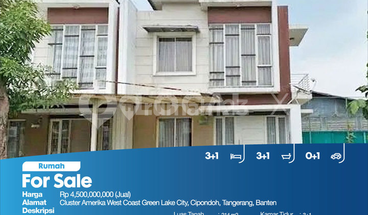 West Coast Green Lake City Cluster House, Cipondoh, Tangerang, Banten 2