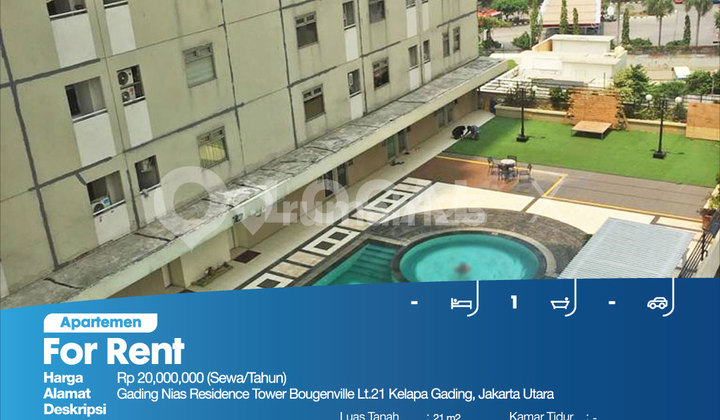 Gading Nias Residence Tower Bougenville 21st Floor, Kelapa Gading, North Jakarta 2