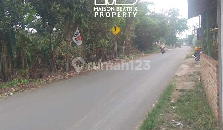 DIJUAL TANAH PINGGIR JALAN COCOK UNTUK MINI CLUSTER / TOWNHOUSE DLL DI CISEENG, KAB. BOGOR - JAWA BARAT