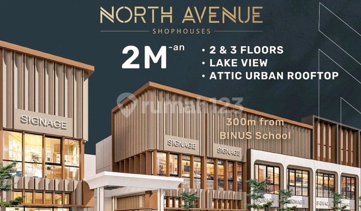 Jual Ruko North Avenue Citraland Greenlake Surabaya Nup Now