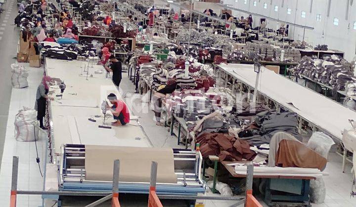 Pabrik Garment Aktif,  Tinggal Melanjutkan, Area Industri (zona Merah) Ceper Klaten. Akses Kontainer 40 Feet 2