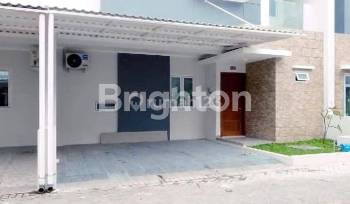 RUMAH CLUSTER 2 LANTAI FULLY FURNISHED, CARPORT BISA 2 MOBIL, DESIGN MINIMALIS  MODERN TENGAH KOTA SOLO  1