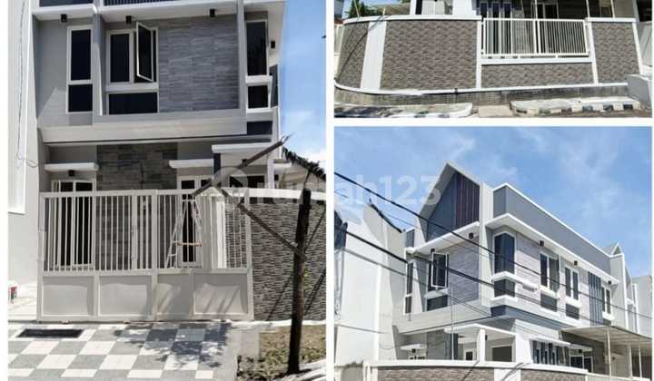 JUAL RUMAH TENGGILIS SURABAYA MODEL SCANDINAVIAN