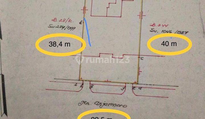 Dijual Cepat Rumah Lama Anjasmoro Strategis Dekat Pusat Kota Sby 2