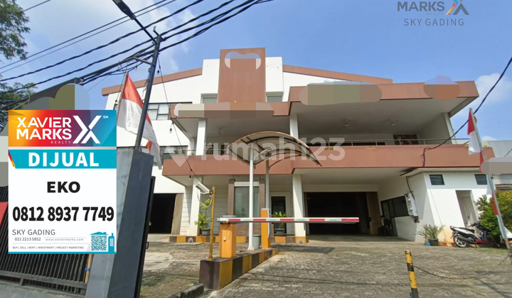 Dijual Tanah & Gedung 2 Lantai Lokasi Strategis di Jalan Hos Cokroaminoto - Ciledug - Tangerang
