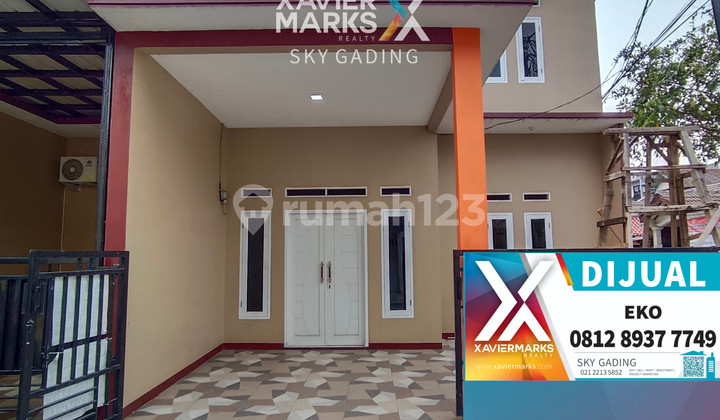 Dijual Rumah Full Renov Hoek 2 Lantai di Pondok Ungu Permai