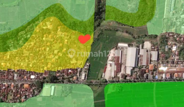 Dijual sebidang tanah kosong zona kuning lokasi luk luk sempidi badung cocok untuk perumahan/gudang akses 6 meter 12