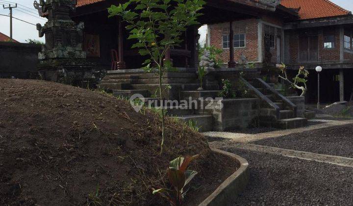 Dijual rumah style bali dikelilingi sawah dan view gunung, lokasi antosari tabanan dekat tol Gilimanuk - Mengwi 4