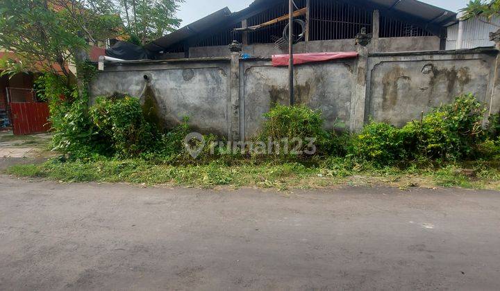 Dijual tanah ada bangunan gudang lokasi denpasar timur jalan sekar jepun akses 6 meter 1