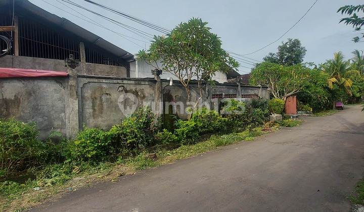 Dijual tanah ada bangunan gudang lokasi denpasar timur jalan sekar jepun akses 6 meter 5