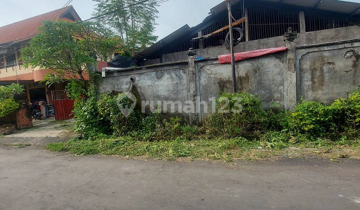 Dijual tanah ada bangunan gudang lokasi denpasar timur jalan sekar jepun akses 6 meter 6