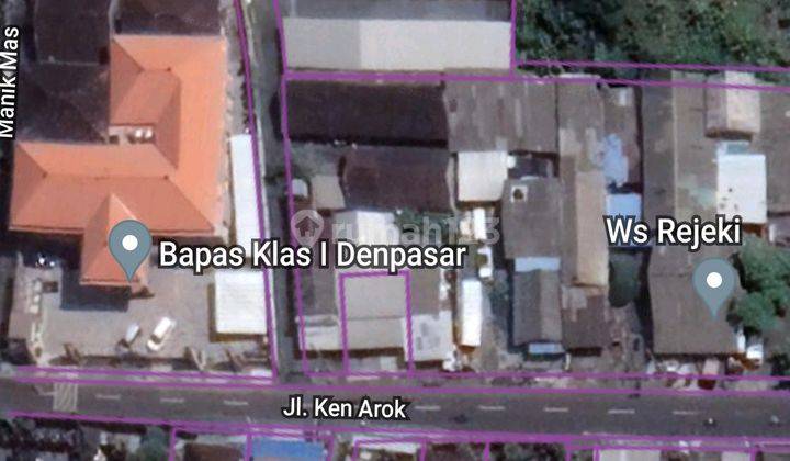 Dijual sebidang tanah ada bangunan lokasi jalan utama Ken Arok ayani utara denpasar utara 7