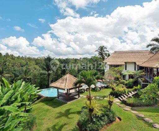 Dijual villa view sawah lembah dan hutan lokasi kelusa, payangan ubud bali 2