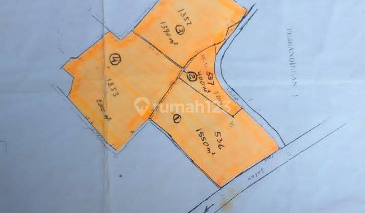 Land for sale with rice field view near Purma Ketewel beach 2