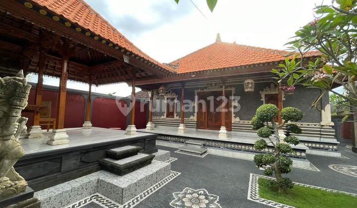 Dijual rumah bangunan style bali lokasi denpasar utara view sawah abadi
 2
