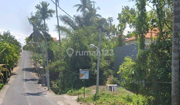 Dijual Sebidang Tanah Kosong Posisi Hook Pinggir Jalan Utama Sading  1