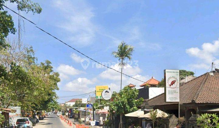 Land for sale on SANUR Beach with white sand on the asphalt road west of Warung Mak Beng Denpasar Bali 1