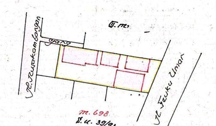 For sale, a plot of vacant land in a premium location on Teuku Umar Main Road near Simpang 6 2