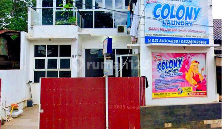 Rumah Pinggir Jalan Raya Bonus Tempat Usaha di Jual di Cilangkap Jakarta Timur