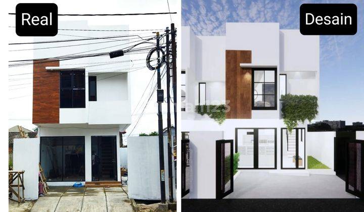 Rumah 2 Lantai Free Biaya Surat Booking 5 Jt Lokasi Dekat Kawasan 2